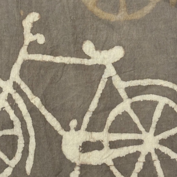 Indian quirky bicycle print cotton casual dress, size xs - Picture 4 of 5